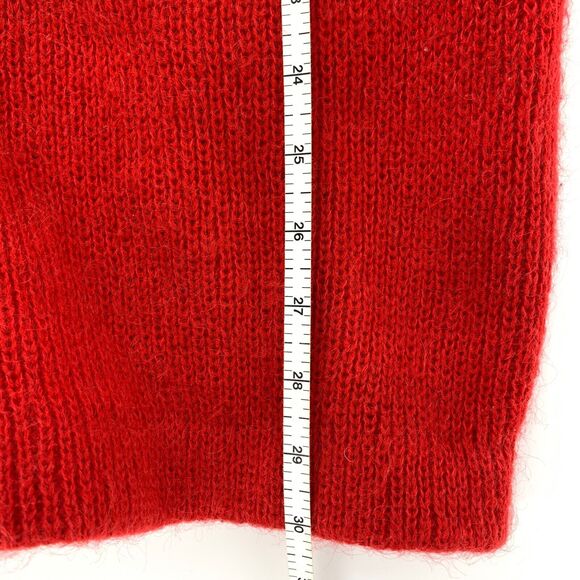 I.B. Diffusion Vintage Mohair Cardigan Sweater Coat Jacket Applique Size S - Picture 7 of 11